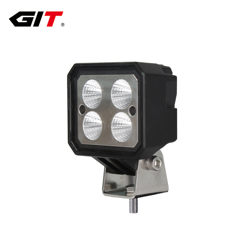 40W 3.7”Square Led Flood Tractor Work Lamp