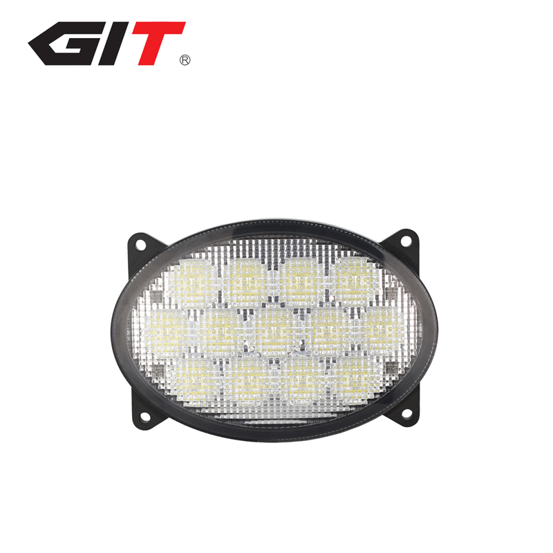 39W 6.3" LED Oval Case/IH Combine Headlight