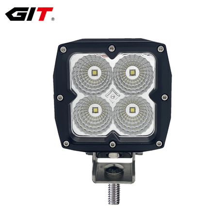 EMC 4in 40W Square Flood Led Tractor Light